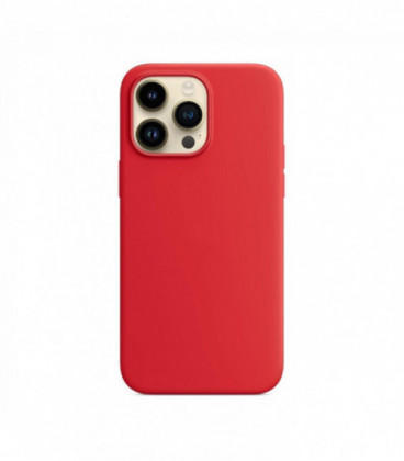 Dėklas Mag Silicone Case Apple iPhone 16 Pro Max raudonas