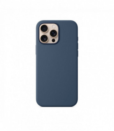 Dėklas Mag Silicone Case Apple iPhone 16 Pro Max mėlynas