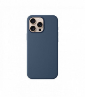 Dėklas Mag Silicone Case Apple iPhone 16 Pro mėlynas