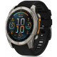 Juoda apyrankė Garmin Fenix 5X / 5X Plus / 6X / 6X Pro / 7X / 8 (51 mm) laikrodžiui "Tech-Protect Silicone Line"