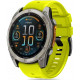 Žalia (Lime) apyrankė Garmin Fenix 5X / 5X Plus / 6X / 6X Pro / 7X / 8 (51 mm) laikrodžiui "Tech-Protect Silicone Line"