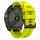 Žalia (Lime) apyrankė Garmin Fenix 5X / 5X Plus / 6X / 6X Pro / 7X / 8 (51 mm) laikrodžiui "Tech-Protect Silicone Line"