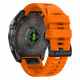 Oranžinė apyrankė Garmin Fenix 5X / 5X Plus / 6X / 6X Pro / 7X / 8 (51 mm) laikrodžiui "Tech-Protect Silicone Line"