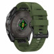 Žalia (Military) apyrankė Garmin Fenix 5X / 5X Plus / 6X / 6X Pro / 7X / 8 (51 mm) laikrodžiui "Tech-Protect Silicone Line"