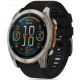 Juoda apyrankė Garmin Fenix 5 / 6 / 6 Pro / 7 / 8 (47 mm) / E laikrodžiui "Tech-Protect Silicone Line"