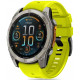 Žalia (Lime) apyrankė Garmin Fenix 5 / 6 / 6 Pro / 7 / 8 (47 mm) / E laikrodžiui "Tech-Protect Silicone Line"