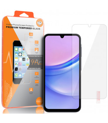 Apsauginis grūdintas stiklas Samsung Galaxy A15 4G / 5G telefonui "Premium Tempered Glass"