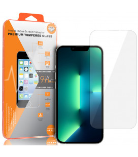 Apsauginis grūdintas stiklas Apple iPhone 13 / 13 Pro / 16E / 17E telefonui "Premium Tempered Glass"