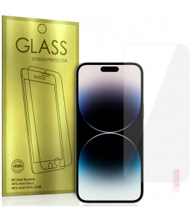 Apsauginis grūdintas stiklas Apple iPhone 16 Pro / 17 / 17 Pro / 18 Pro telefonui "Tempered Glass GOLD"