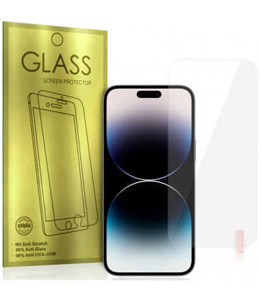 Apsauginis grūdintas stiklas Apple iPhone 16 Pro / 17 / 17 Pro / 18 Pro telefonui "Tempered Glass GOLD"