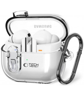 Skaidrus dėklas Samsung Galaxy Buds 3 / 3 FE / 3 Pro ausinėms "Tech-Protect Flexair"