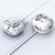 Skaidrus dėklas Samsung Galaxy Buds 3 / 3 FE / 3 Pro ausinėms "Tech-Protect Flexair"