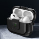 Juodas dėklas Apple Airpods Pro 1 / 2 ausinėms "Tech-Protect Defender Hook Magsafe"