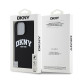 Juodas dėklas Apple iPhone 16 Pro Max telefonui "DKNY Liquid Silicone Arch Logo MagSafe Case"