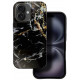 Juodas (Marble) dėklas Apple iPhone 16 telefonui "Forcell F-Protect Mirage"