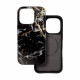 Juodas (Marble) dėklas Apple iPhone 16 Pro telefonui "Forcell F-Protect Mirage"