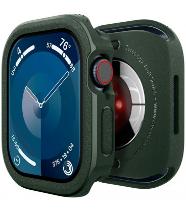 Žalias dėklas Apple Watch 10 / 11 (46mm) laikrodžiui "Caseology Vault"