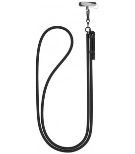 Juodas dirželis telefonui "Tech-Protect C1S Rope Crossbody Strap" 