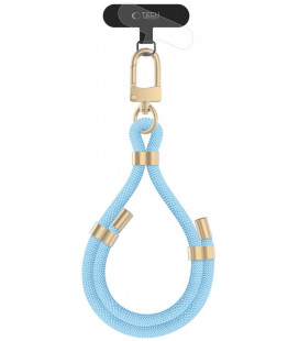 Mėlynas / auksinės spalvos dirželis telefonui "Tech-Protect C4S Rope Wrist Strap"