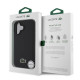 Juodas dėklas Apple iPhone 16 Plus telefonui "Lacoste Iconic Petit Pique Woven Logo MagSafe Case"