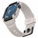 Smėlio spalvos dėklas - apyrankė Apple Watch 10 / 11 (46mm) laikrodžiui "Spigen Rugged Armor PRO"