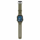 Khaki spalvos dėklas - apyrankė Apple Watch 10 / 11 (46mm) laikrodžiui "Spigen Rugged Armor PRO"