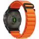Oranžinė apyrankė Garmin Fenix 5X / 5X Plus / 6X / 6X Pro / 7X / 8 / 8 Pro (51 mm) laikrodžiui "Tech-Protect Nylon Pro"