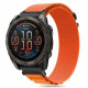 Oranžinė apyrankė Garmin Fenix 5X / 5X Plus / 6X / 6X Pro / 7X / 8 / 8 Pro (51 mm) laikrodžiui "Tech-Protect Nylon Pro"