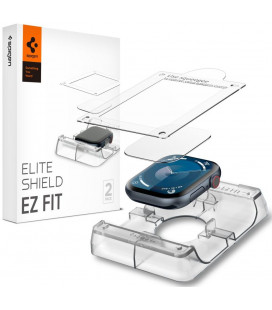 Ekrano apsauga Apple Watch 10 / 11 (42 mm) laikrodžiui "Spigen Elite Shield EZ Fit 2-Pack"