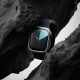 Juodas ir skaidrus dėklai Apple Watch 10 / 11 (46mm) laikrodžiui "Ringke Slim 2-Pack"