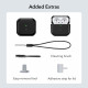 Juodas dėklas Apple Airpods 4 / 5 ausinėms "ESR Orbit Halolock Magsafe"