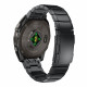 Juoda apyrankė Garmin Fenix 5X / 5X Plus / 6X / 6X Pro / 7X / 8 (51 mm) laikrodžiui "Tech-Protect Steelband"