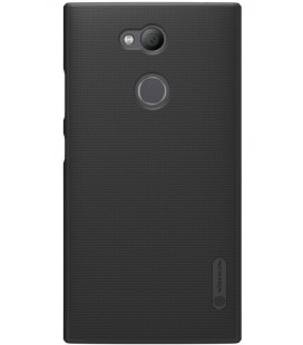 Juodas plastikinis dėklas Sony Xperia L2 telefonui "Nillkin Frosted Shield"