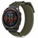 Žalia apyrankė Garmin Fenix 5 / 6 / 6 Pro / 7 / 8 (47 mm) laikrodžiui "Tech-Protect Scout Pro" 