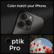 (Desert Titanium) kameros apsauga Apple iPhone 16 Pro / Max / 17 Pro / Max "Spigen Optik Pro Glas.TR 2-Pack"