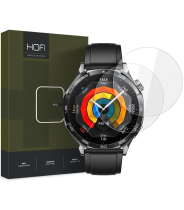 Apsauginis grūdintas stiklas Huawei Watch GT 5 (46mm) laikrodžiui "HOFI Glass Pro+ 2-Pack"