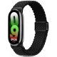 Juoda apyrankė Xiaomi Smart Band 8 / 9 / 10 / 11 / NFC laikrodžiui "Tech-Protect Nylonmag"