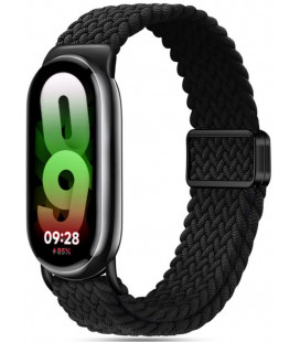 Juoda apyrankė Xiaomi Smart Band 8 / 9 / 10 / 11 / NFC laikrodžiui "Tech-Protect Nylonmag"