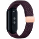 (Dark Cherry) apyrankė Xiaomi Smart Band 8 / 9 / NFC laikrodžiui "Tech-Protect Nylonmag"