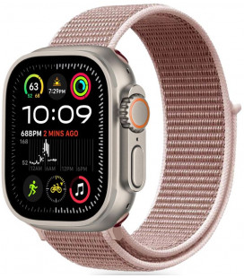 Rožinė (Dusty Rose) apyrankė Apple Watch 8 / 9 / 10 / 11 / SE / ULTRA (44 / 45 / 46 / 49 MM) "Tech-Protect Nylon"