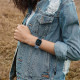 Rožinė (Dusty Rose) apyrankė Apple Watch 8 / 9 / 10 / 11 / SE / ULTRA (44 / 45 / 46 / 49 MM) "Tech-Protect Nylon"