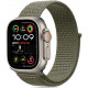 Žalia (Khaki) apyrankė Apple Watch 6 / 7 / 8 / 9 / 10 / SE / Ultra 1 / 2 (44 / 45 / 46 / 49 mm) "Tech-Protect Nylon"