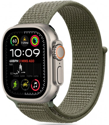 Žalia (Khaki) apyrankė Apple Watch 6 / 7 / 8 / 9 / 10 / SE / Ultra 1 / 2 (44 / 45 / 46 / 49 mm) "Tech-Protect Nylon"