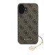 Rudas dėklas Apple iPhone 16 Plus telefonui "Guess 4G Charm Case"