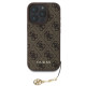 Rudas dėklas Apple iPhone 16 Pro telefonui "Guess 4G Charm Case"