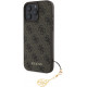 Rudas dėklas Apple iPhone 16 Pro Max telefonui "Guess 4G Charm Case"