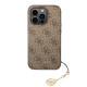 Rudas dėklas Apple iPhone 13 Pro telefonui "Guess 4G Charm Case"