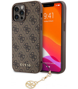 Rudas dėklas Apple iPhone 13 Pro Max telefonui "Guess 4G Charm Case"