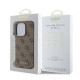 Rudas dėklas Apple iPhone 15 Pro telefonui "Guess 4G Charm Case"