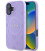 Purpurinis dėklas Apple iPhone 16 telefonui "Guess Saffiano Peony Stamp MagSafe Case"